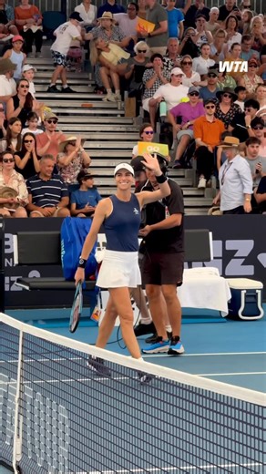 WTA on Instagram: "A strong start on home soil ✨ @ajlatom advances to the second round in Brisbane defeating Jacquemot 6-1, 6-3 #BrisbaneTennis"
