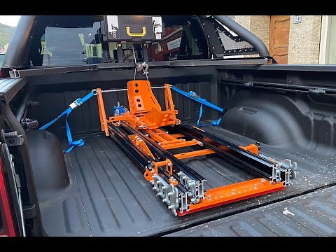 Neo-Dyne motorcycle loading system - Split Ramp for Dodge Ram 1500