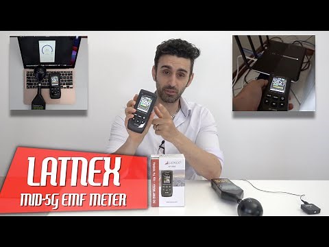 Latnex AF-5000 Mid-5G EMF Meter REVIEW | How to Test Laptop & Wifi Router for RF Radiation