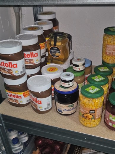 Essensvorräte und Organisation bei Preppers