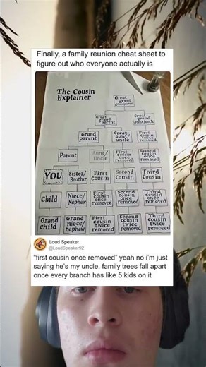 Family Reunion Cheat Sheet The Cousin Explainer Chaos