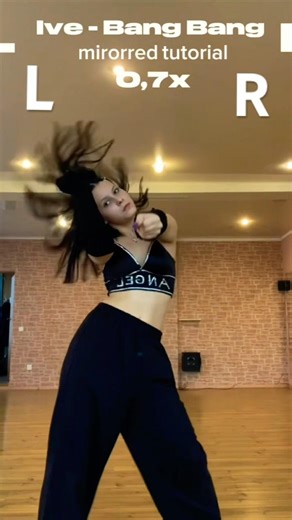 Ive - Bang Bang tutorial mirorred speed 0,7x #angeldance #kpop #coverdance #ive #bangbang