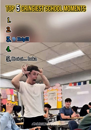 Top 5 Cringiest School Moments #baka #schoolmoments #schoolvibes #cringe #foryoupage #fyp