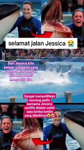 Lagi atraksi Jessica di telan lumba lumba kesayangan nya #jessicka #dolphin #trending | Mila Lubis Partll