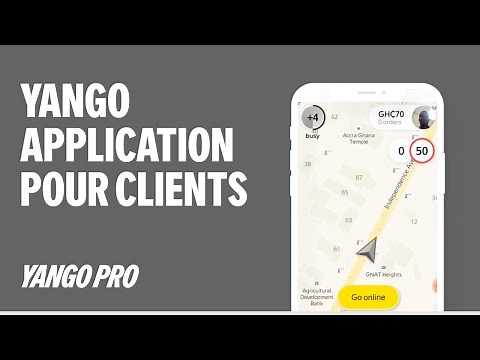 Yango application pour clients | Tutoriel