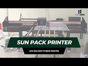 Sunpack Printer | Eco Solvent Hybrid Printer