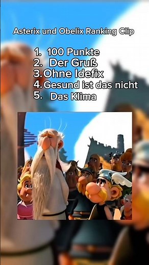 Asterix und Obelix Ranking Clip | Beste Szenen |
