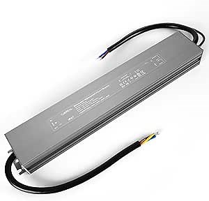 Triac Dimmable LED Driver 24V 300W IP67 ETL Listed Compatible with Lutron Dimmer, Transformer for LED Lights, Slim Waterproof Dimmable Power Supply 3 in 1 PWM.0/1-10V Dimming