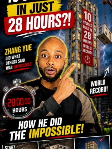 10-Story Building Built in 28 Hours: Ethiopian Construction Speed