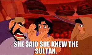 She said she knew the sultan.