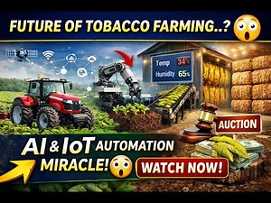 Future of Tobacco Farming | AI & IoT Automation Explained in Telugu | #upsc #agriculture #trending
