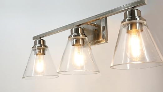 3-Light Vanity Light Fixture for Bathroom, Kitchen, Hallway