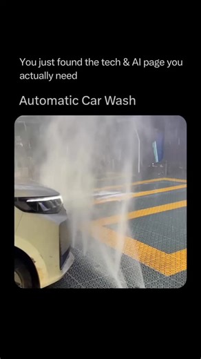 TechDiscovery | AI & Innovations on Instagram: "👉 Follow @tech.discoveryai — your daily dose of jaw-dropping tech. Automatic Car Wash. This fully automated car wash uses sensors, rotating brushes, and high-pressure jets to clean an entire vehicle in minutes, no human workers needed. Just drive in, let the system scan your car, and the machines handle everything with perfect consistency. #TechDiscovery #CarWash #Innovation"