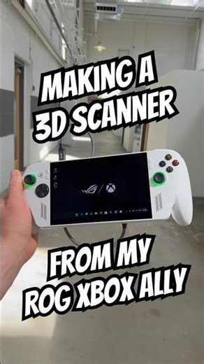 Turning my ROG Xbox Ally into a 3D scanner with Dot3D💡🎮 ‪@xbox‬ ‪@ASUS‬ ‪@DotProduct3D‬ ‪@asusrog‬
