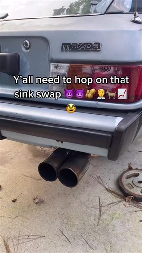 Y’all rocking with the sinkport 😈 #rotary #brap #12a #rx7 #sinkswap