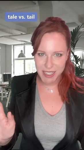 📖tale vs. tail🐕 #lingoni #shorts #learnenglish #americanenglish #grammar #englishteacher #english