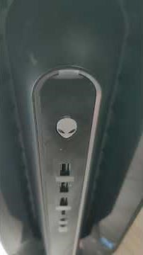 my Alienware R12 is flashing yellow, no video signal