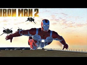 Mark 5 Suit Gameplay - Iron Man 2 Game