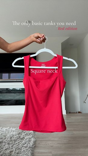 22K views · 177 reactions | Red basic tank tops ❤️ #TankTop #summeroutfit #amazonfashion #womensfashion #shoppingonline | Snipestwins | Facebook