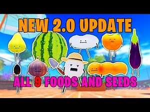 SECRET STAYCATION | ALL 9 FOODS AND SEEDS in NEW 2.0 UPDATE!