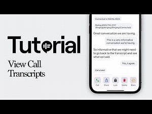 How to View Call Transcripts