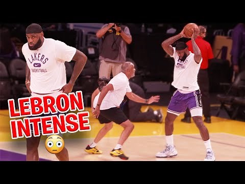 Lakers Lebron James *INTENSE* workout with Anthony Davis and Phil Handy 😳