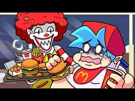 BOYFRIEND vs. McDONALD's! Friday Night Funkin' Logic - Cartoon Animation-2