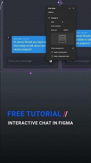 Create a Reusable Chat Component in Figma!