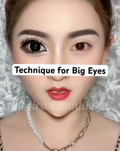 Makeup Tips and Tricks | HOW-TO Technique to get Big Large Eyes #makeupforbeginners