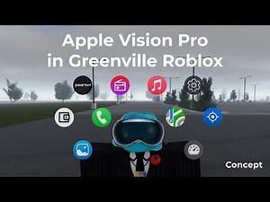 Apple Vision Pro in GV (AR Headset) | Greenville Roblox Concept