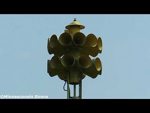 FS 3T22 Tornado Siren Test (3 Minute Alert) | Fall Creek WI