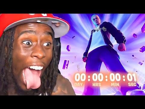 Kai Cenat Reacts To Chapter 5 Fortnite Event!