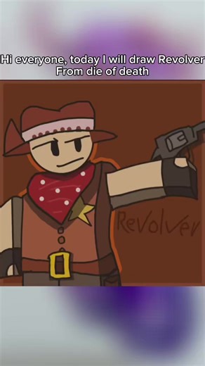 Sheriff revolver | #dod #dieofdeath #drawing #revolver #revolverdod