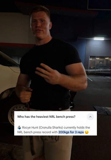 Attempting NRL Bench Press Record at 19 Years Old