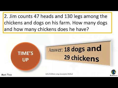 Mental Calculation: Solving Math Problems Using ASSUMPTION Method with Practice Exercises