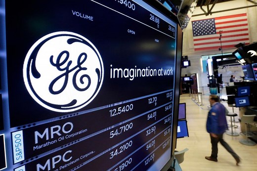 General Electric to leave Dow Jones Industrial Average amid stock slide