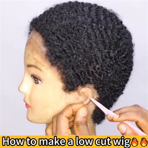 2.2M views · 10K reactions | Low cut wig tutorial! Learn it now!! #wigtutorial #hairtutorial #lowcutwig | April Lace Wigs | Facebook