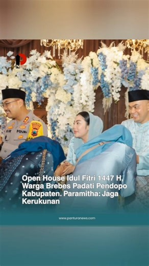 Nuansa Guyub di Pendopo Brebes Saat Open House Idul Fitri