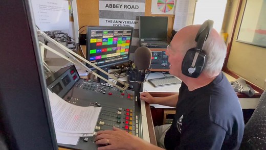 Ray Clarke live from Studio 2 on the Ross MV Ross Revenge - Home of Radio Caroline | Radio Caroline