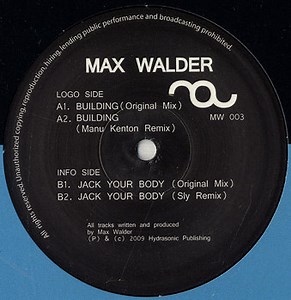 Max Walder - Jack Your Body EP