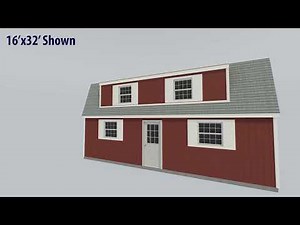 Best Barns Crafted Colossal | Man Door + Dormer Shed Kit