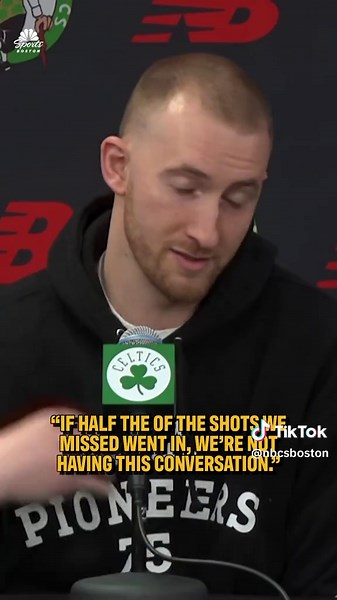 Sam Hauser talks about the Celtics struggles on offense in the last 3 games