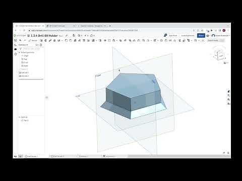 Loft, Planes, and Tapered Extrusion in Onshape. PLTW 1.3.4