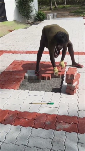 INTERLOCK DESIGN TILES #work#home#color#paver#block#design #tiles