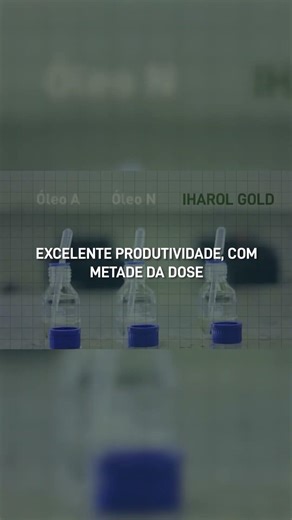 IHAROL GOLD: Melhor espalhamento e penetração nas folhas