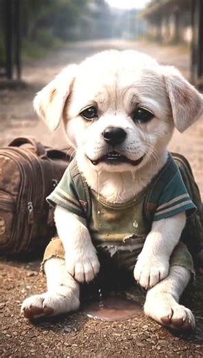 This Puppy Was Kicked From School… What Happened Next Is Shocking 😭#EmotionalStory#PuppyStory#viral