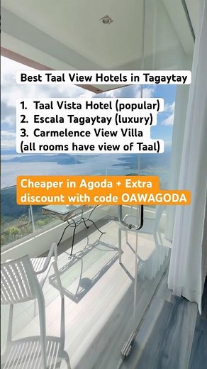 3 Best Taal View Hotels in Tagaytay 2026 (Agoda Deals + Extra Discount Code)
