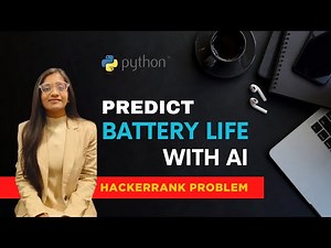 Predict Laptop Battery Life Using Linear Regression | HackerRank AI Challenge Solved in Python