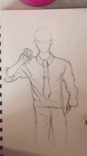 Speed-drawing my oc Sebastian, wearing a suit #art #music #oc #pencildrawing #sketch #drawing #fyp