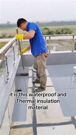 This is the waterproof and insulating material, and more and more people are choosing it now.#Waterproof material#heat insulation | Mr Paint